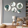 Wallity Yats-22 Conjunto de 5 Cuadros Decorativos Multicolor